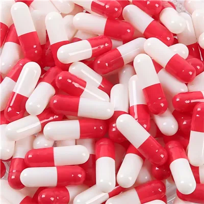 Obojene prazne želatinske kapsule